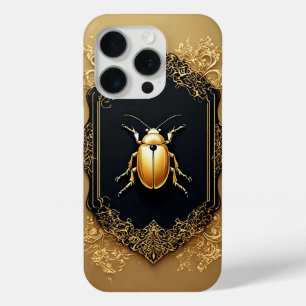 Goldener Zierkäfer auf dekorativem Hintergrund Case-Mate iPhone Hülle