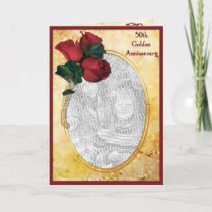 Goldenes 50-jähriges Jubiläum Karte
