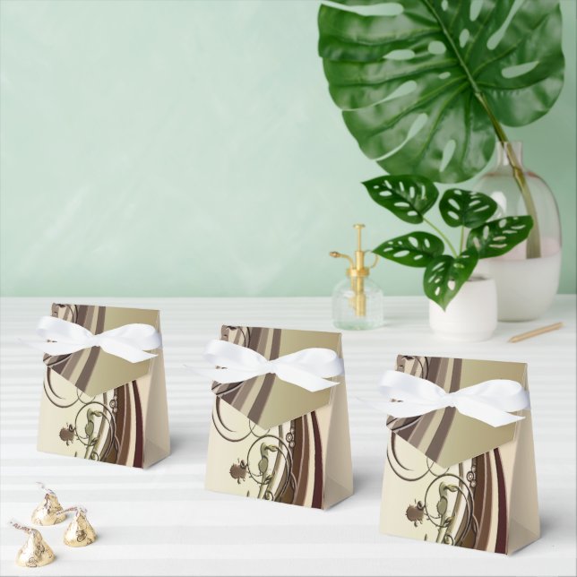 Goldenes Abstrakt Geschenkschachtel (Zahlreiche)