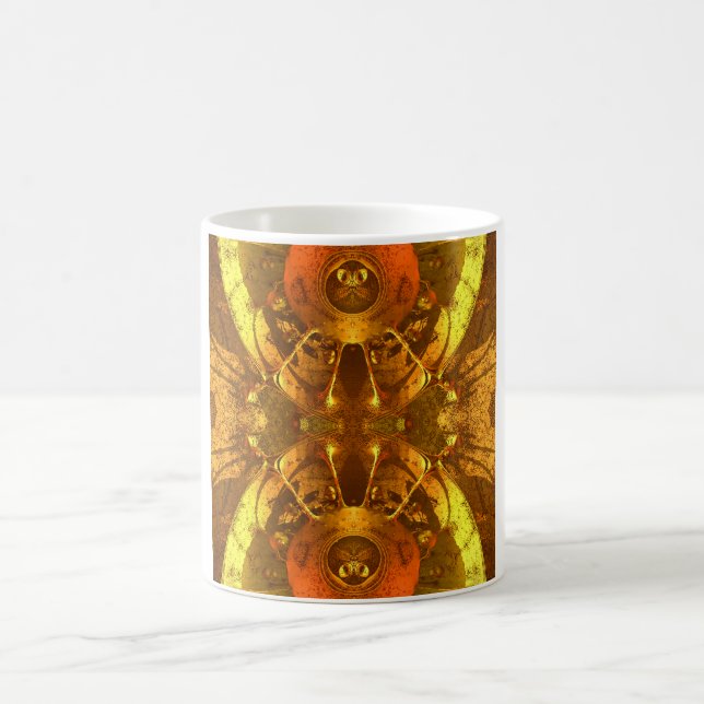 Goldenes Abstrakt Tasse (Mittel)