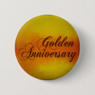 Goldenes Anniverary Button