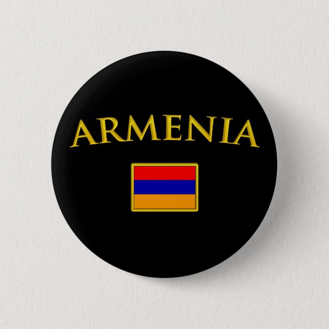 Goldenes Armenien Button (Vorderseite)