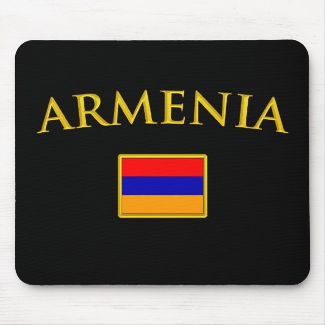 Goldenes Armenien Mousepad (Vorne)