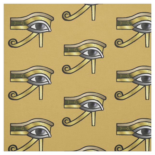 Goldenes Auge von Horus Stoff (Muster)