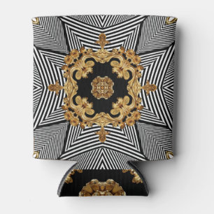 Goldenes Barock: Elegante Ketten Dosenkühler