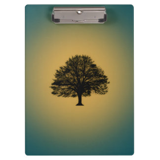Goldenes Baum Klemmbrett