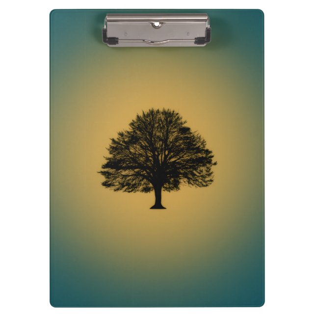 Goldenes Baum Klemmbrett (Vorderseite)