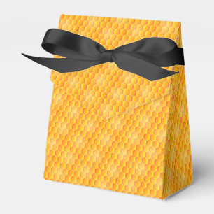 Goldenes Bienenwaben-Muster Geschenkschachtel