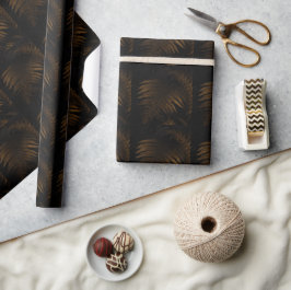 Goldenes Blatt Geschenkpapier