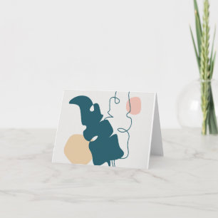 Goldenes Blattdesign Karte