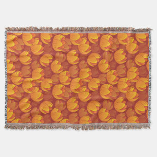 Goldenes Blumen-Muster Decke