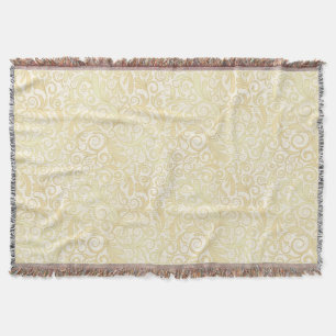 Goldenes Blumenblattmuster Decke