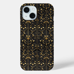 Goldenes Blumenmuster Case-Mate iPhone Hülle