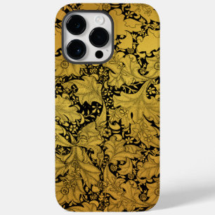 Goldenes Blumenmuster Orientalische Blume Case-Mate iPhone 14 Pro Max Hülle