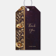 Goldenes Blumenschmuck-Ornament mit Perlen-Geschen