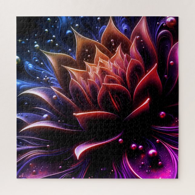 Goldenes Blut in den Tiefen des Lichts Puzzle (Vertikal)