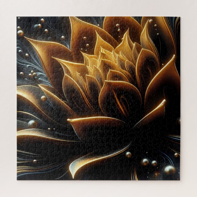 Goldenes Blut in den Tiefen des Lichts Puzzle (Vertikal)