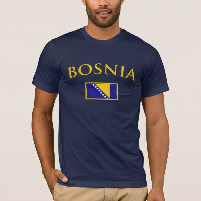 Goldenes Bosnien T-Shirt (Vorderseite)