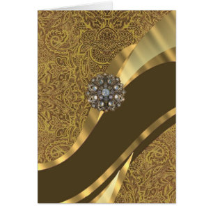 Goldenes braunes wirbelförmiges Muster