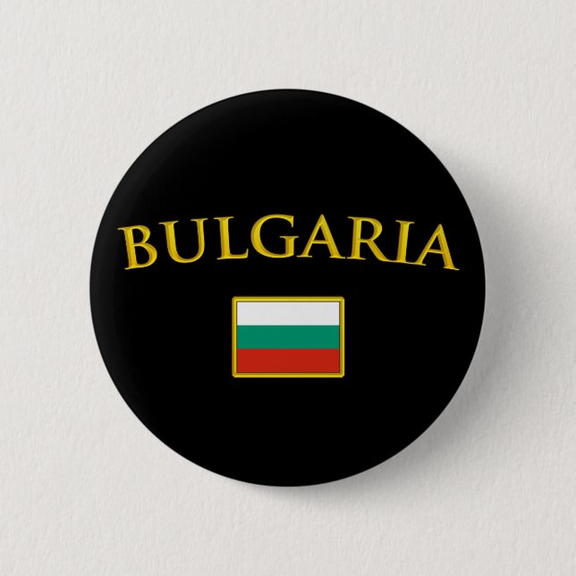 Goldenes Bulgarien Button (Vorderseite)