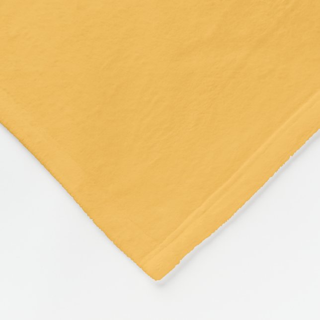 Goldenes Daffodil Gelb, hell, solide Farbe Fleecedecke (Ecke)