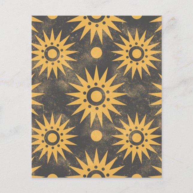 Goldenes Dekorsternpapier (Vorderseite)