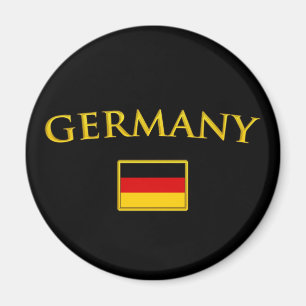 Goldenes Deutschland Magnet