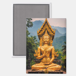 Goldenes Dhamma in den nördlichen Hügeln Magnet