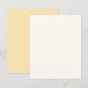 Goldenes Diamantmuster auf weißem Scrapbook-Papier