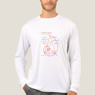 Goldenes Dreieck- und Fibonacci-Zahlen Tri-Blend Shirt