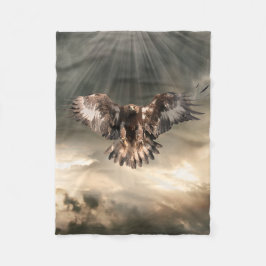 Goldenes Eagle Fleecedecke