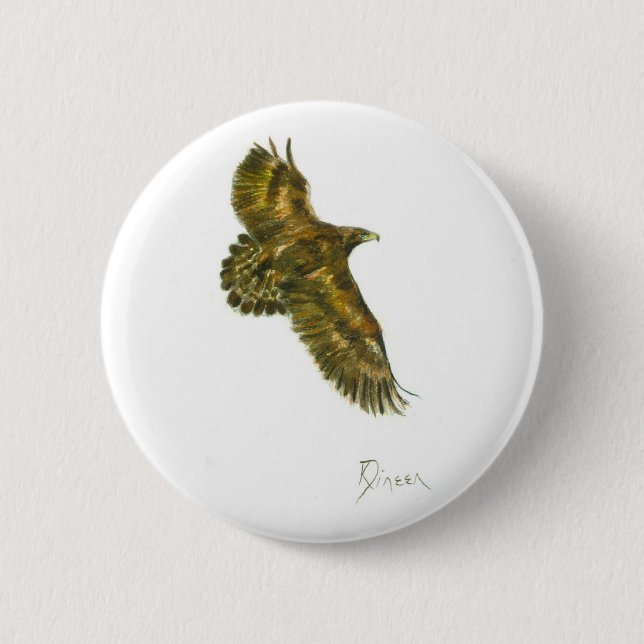 Goldenes Eagle-Knopf Button (Vorderseite)
