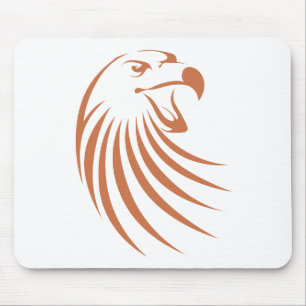 Goldenes Eagle-Logo Mousepad