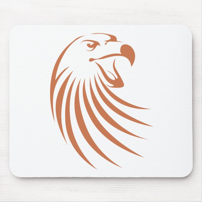 Goldenes Eagle-Logo Mousepad (Vorne)