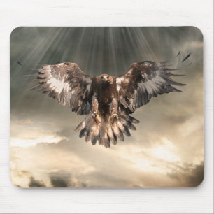 Goldenes Eagle Mousepad