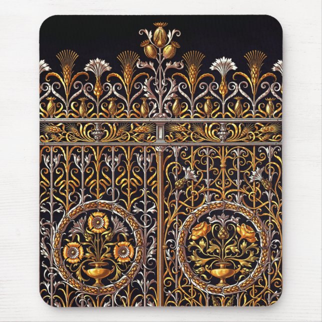 Goldenes Eingangsmauspad Mousepad (Vorne)