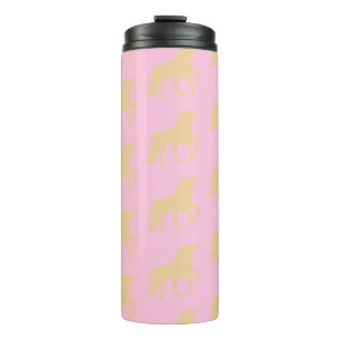 Goldenes Einhorn Thermosbecher