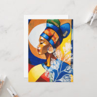 Goldenes Erbe: African Queen Vibrant Flat Einladun