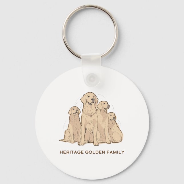 Goldenes Erbe Schlüsselkette Schlüsselanhänger (Vorderseite)
