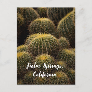 Goldenes Fass in Palmfedern Postkarte