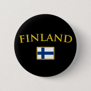 Goldenes Finnland Button