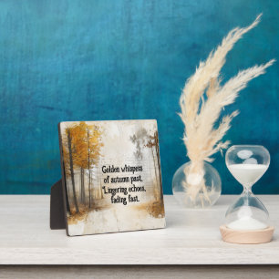Goldenes Flüstern aus der Herbstzeit, Lingering-Ec Fotoplatte