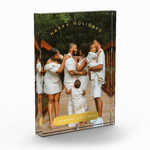 Goldenes Foto Weihnachten