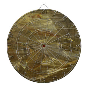 Goldenes Fraktal Dartscheibe