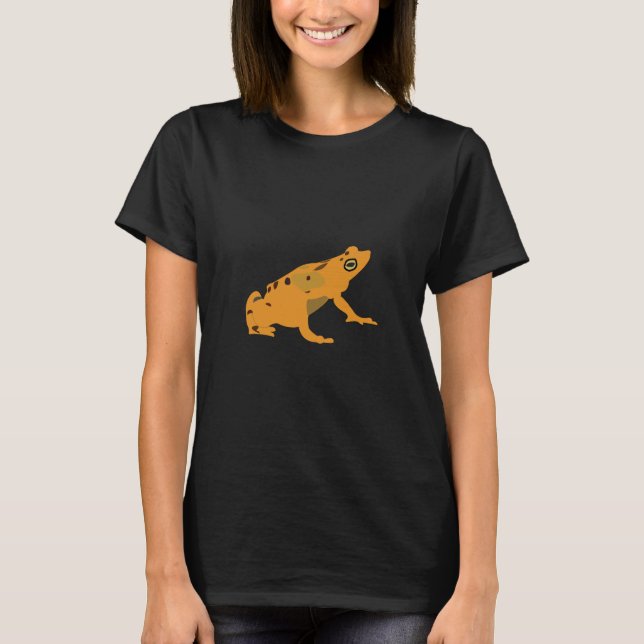 Goldenes Froschtier T-Shirt (Vorderseite)