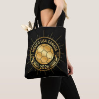 Goldenes Fußball-Emblem 2026 | Mexiko USA Kanada