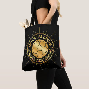 Goldenes Fußball-Emblem 2026 Mexiko USA Kanada