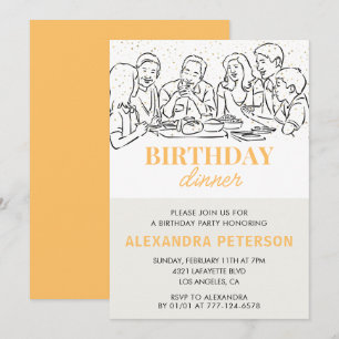 Goldenes Geburtstagsfest 61. Geburtstagsfeier Einladung