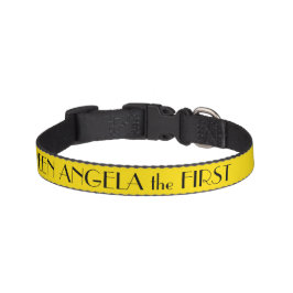 Goldenes Gelbes Hundehalsband Personalisiert Haustierhalsband