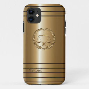 Goldenes Geschäft u. legaler Rechtsanwalt iPhone 11 Hülle